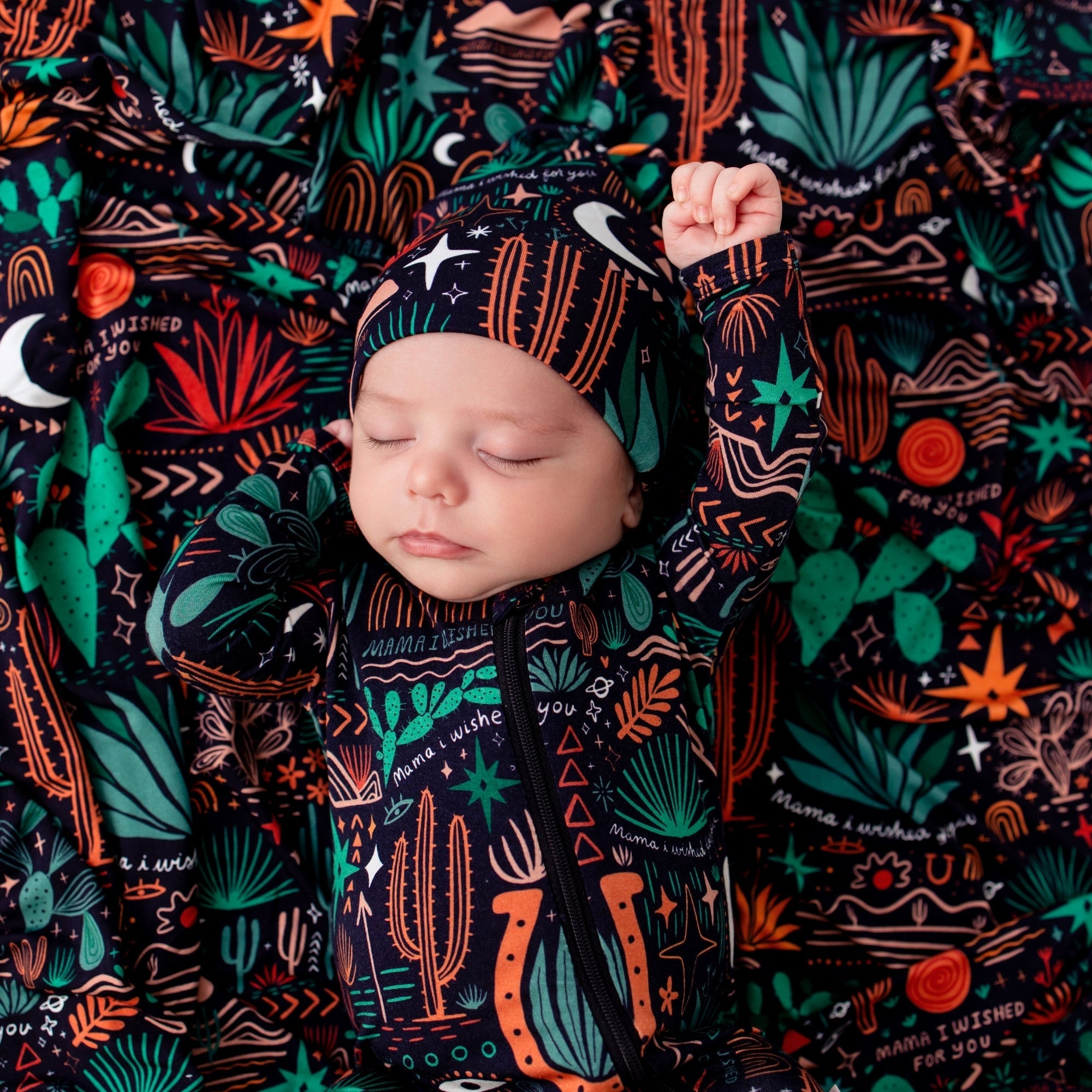 The Second-Skin Footie | Desert Cactus (Midnight)