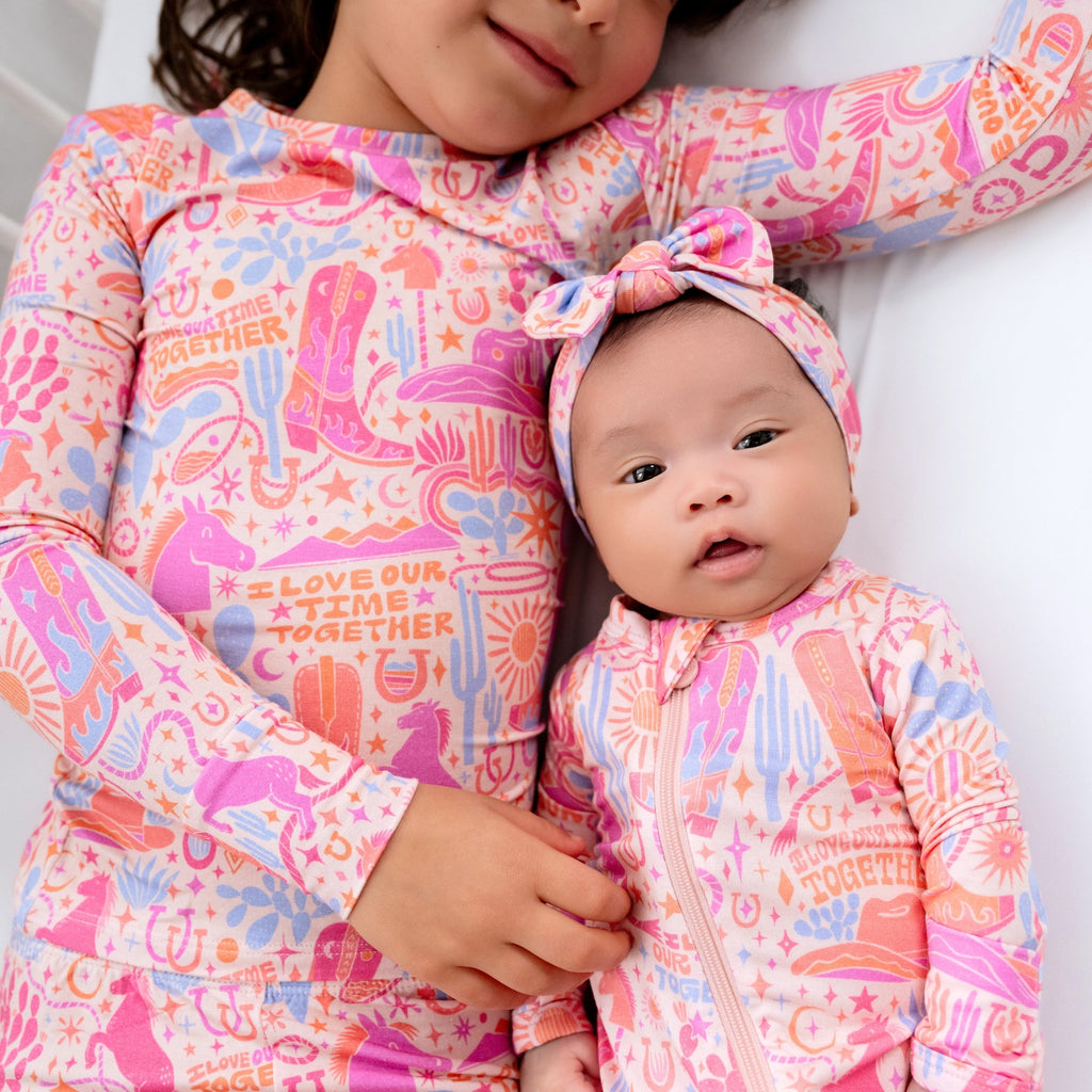 The Second-Skin 2-Piece Long Sleeve Pajama | Saddle Up
